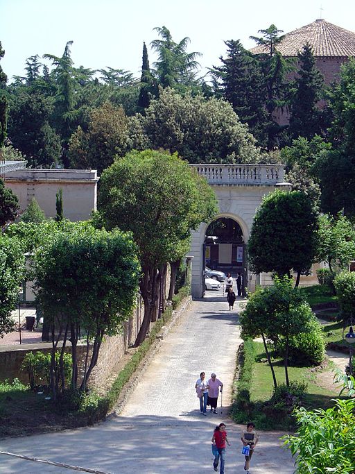 Palazzetto Mattei Società Geografica Italiana - Villa Celimontana-ingresso