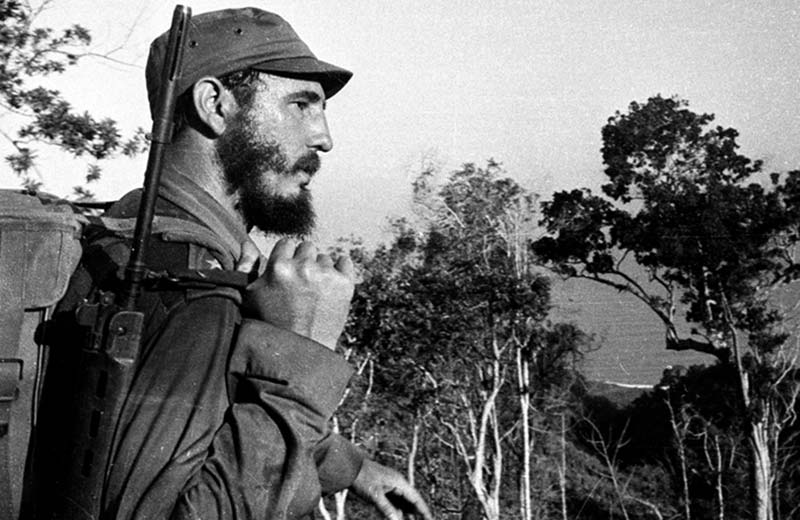 Korda foto rivoluzione Cuba - Fidel sulla Sierra maestra