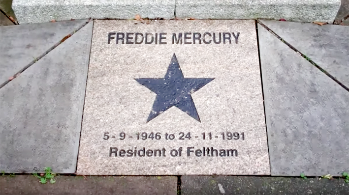 Londra morte Freddie Mercury - Feltham