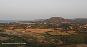 panorama dal castello della fava a Posada